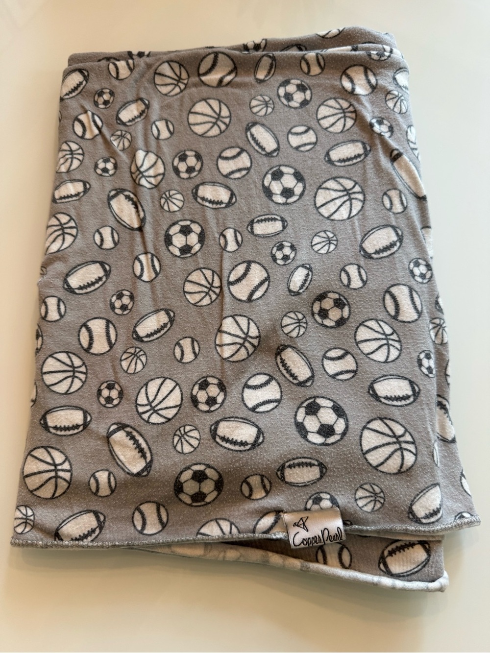 Copper Pearl Knit Swaddle Blanket
